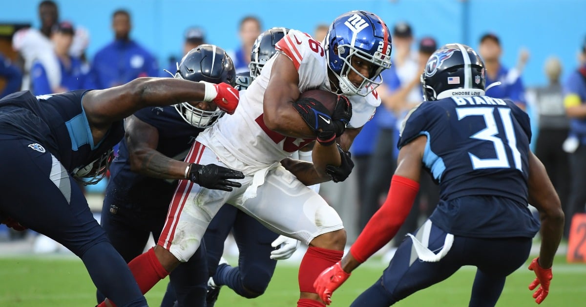 Giants RB Saquon Barkley Favored for Comeback Player of the Year Award