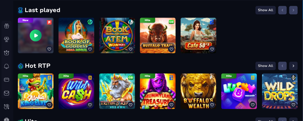 7bit Casino Website