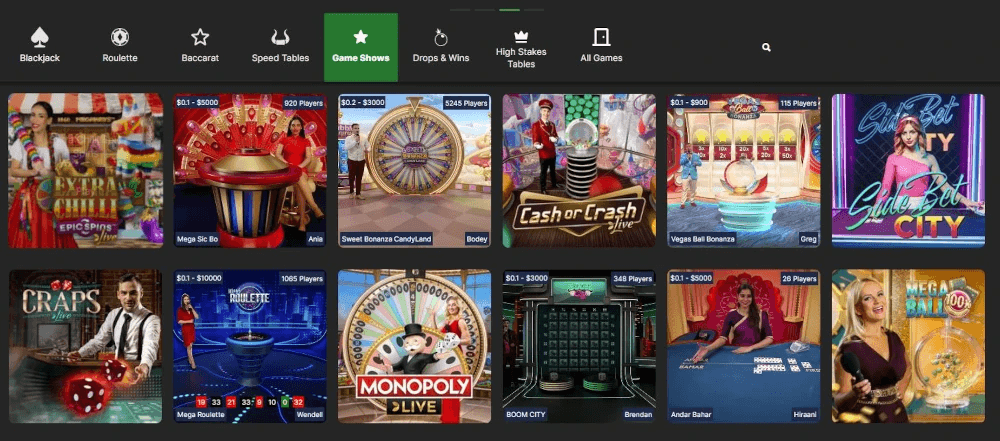 BET99 Ontario Live Casino