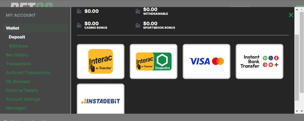 BET99 Preferred Payment Method