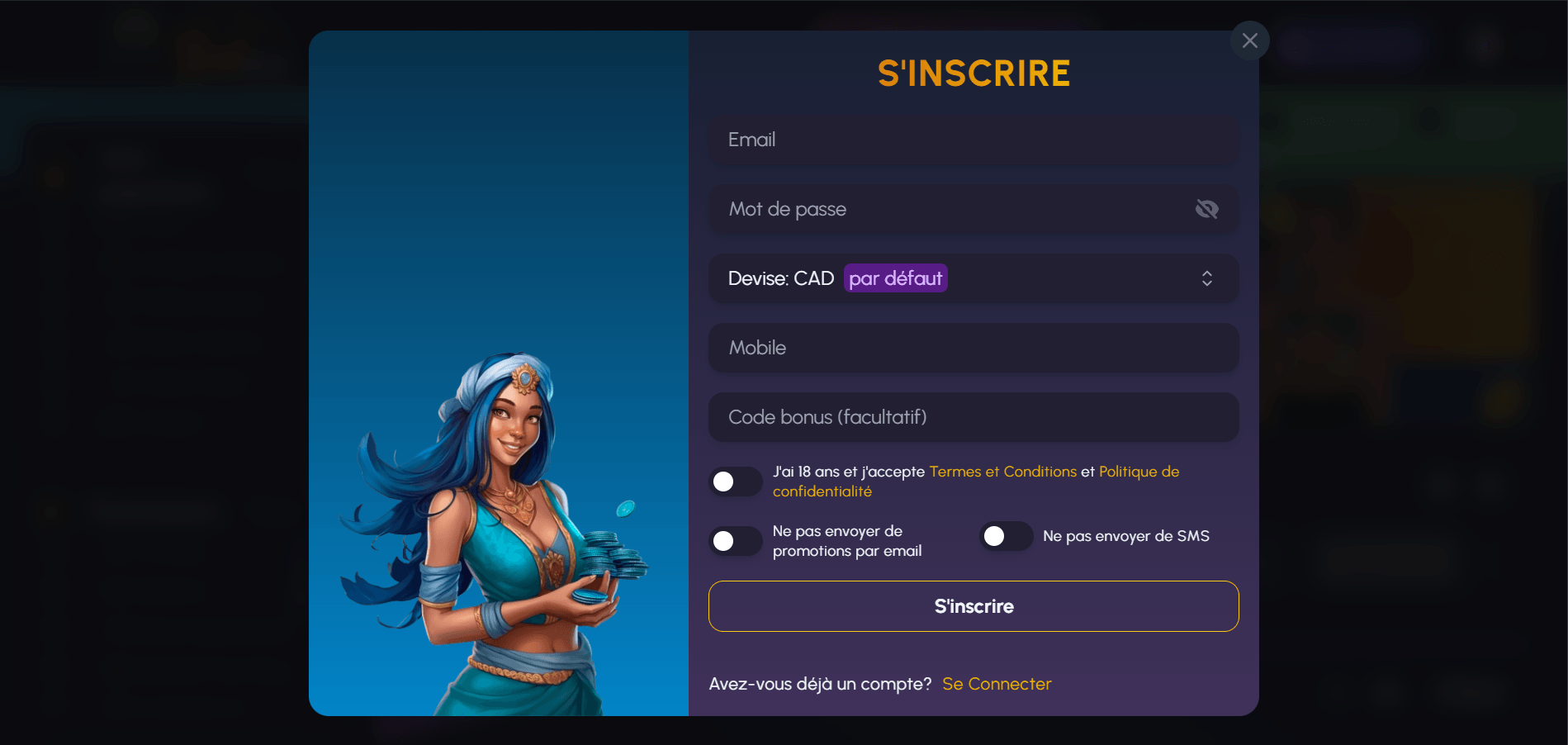 BetChain Casino Inscription CAFR