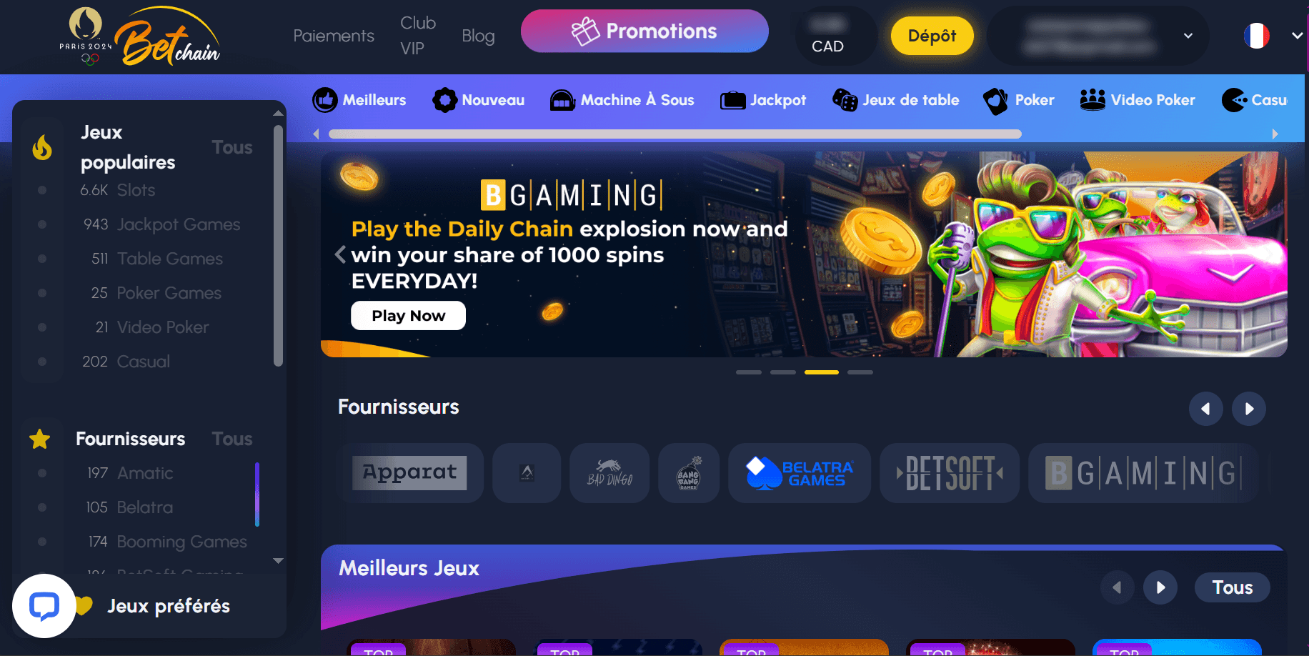 Sloterra Jeux de Casino