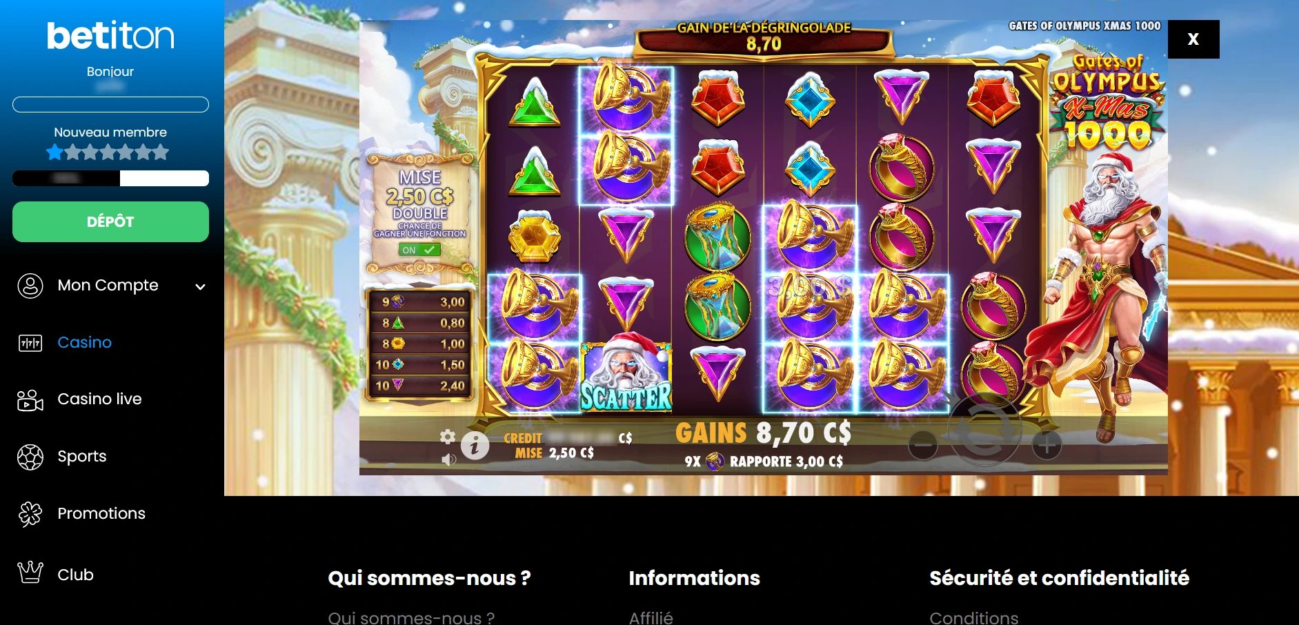 Crusino Casino Jeu Favori