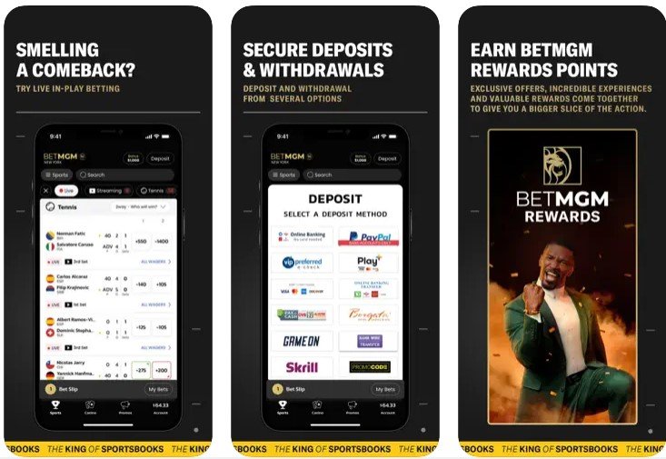 BetMGM Sports Betting App Features