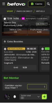 Betovo sports mobile app