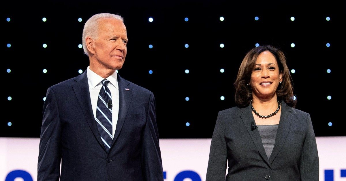 Kamala Harris con Biden