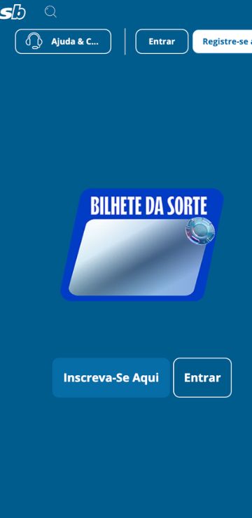 Bilhete da Sorte Sportingbet
