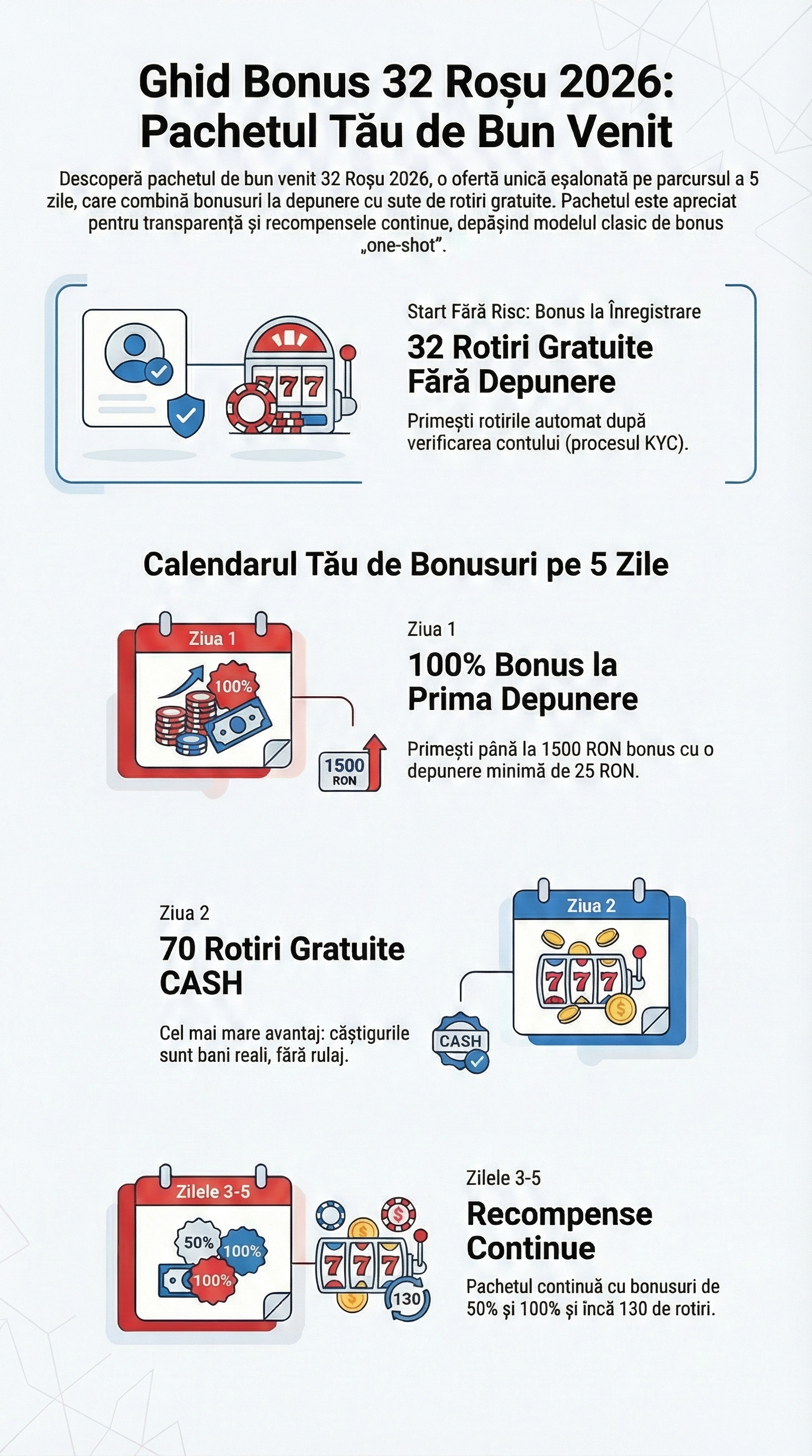 bonus de bun venit 32rosu 2026