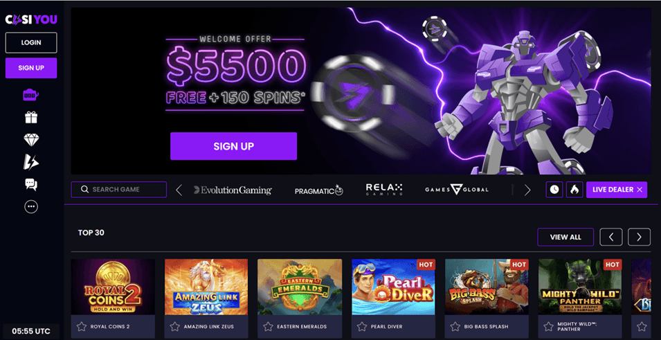 CasiYou Casino Lobby ROC