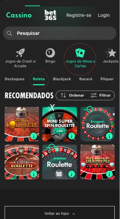 Como apostar roleta bet365