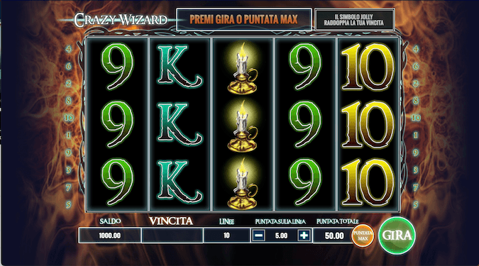Crazy Wizard Slot IGT Gameplay screenshot