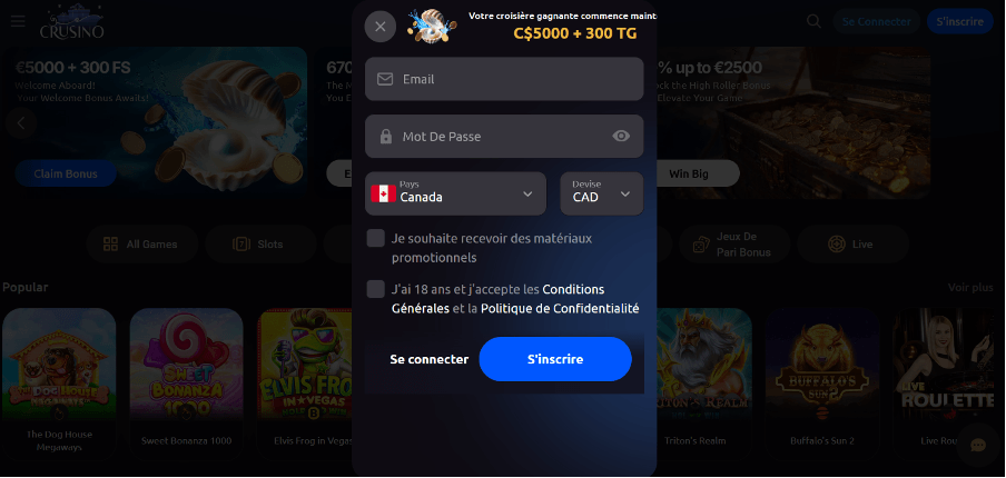 Crusino Casino Inscription