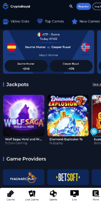 Crypto Royal Mobile App