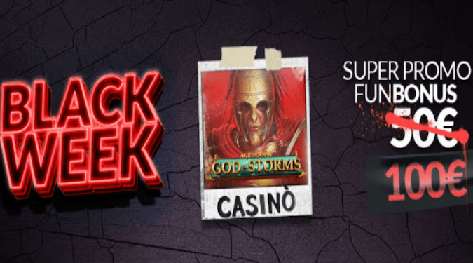 Eurobet casino promo black friday bonus screenshot