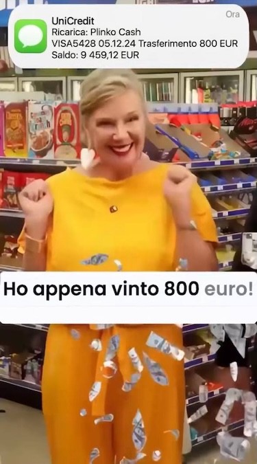 Fake Games Plinko finta vittoria screenshot mobile