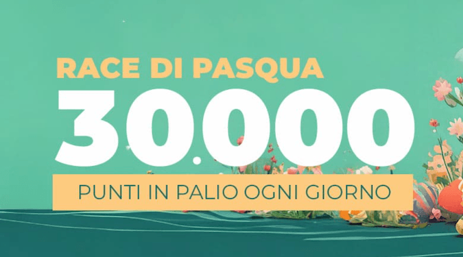 Screenshot Promo Pasqua Fastbet race di Pasqua promo