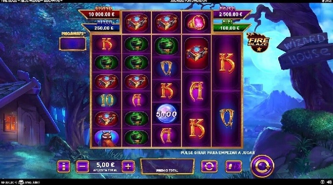 Fire Blaze Blue Wizard Slot