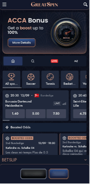 GreatSpin Sports Mobile