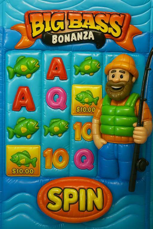 big bass bonanza gonfiabile