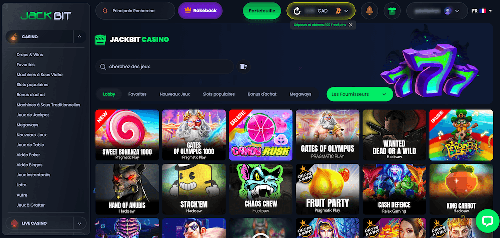 Jackbit Casino Ludothèque