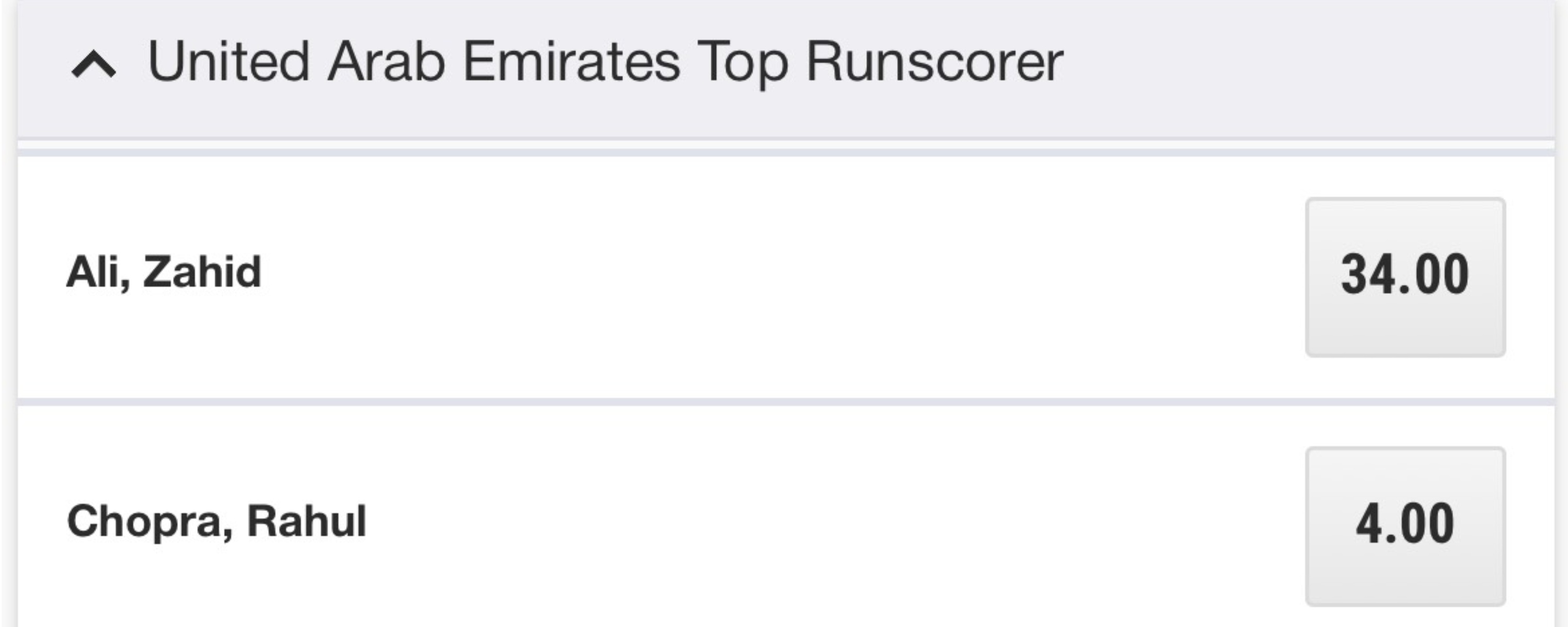 Ladbrokes AU Cricket Betting