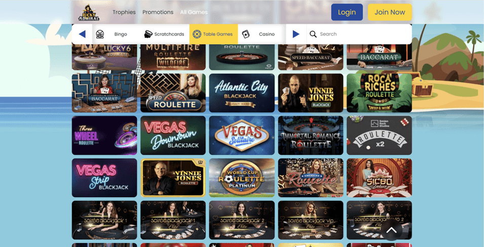 Lucky Admiral Live Casino