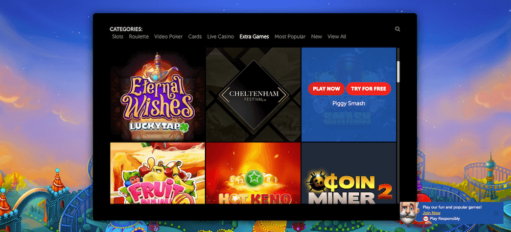 Lucky Louis Casino Games