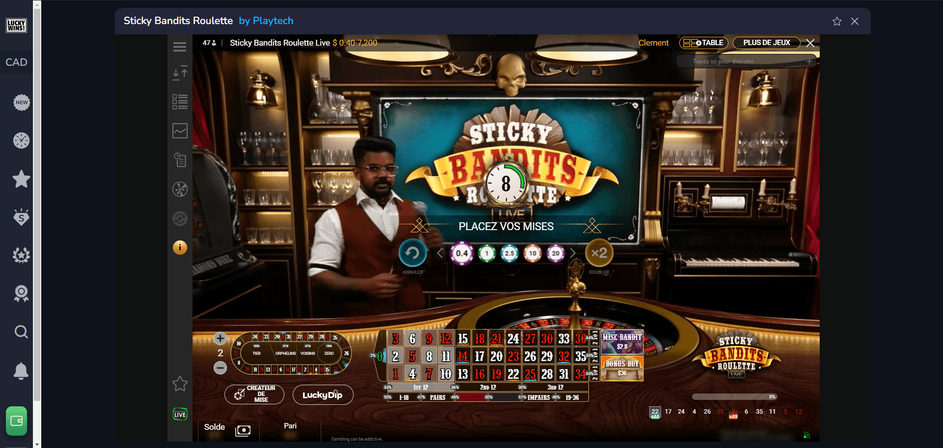 Lucky Wins Jeu Favori