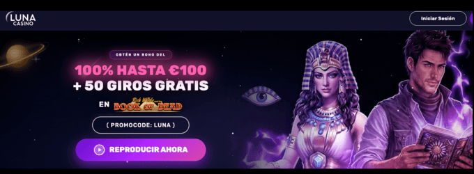 Imagen Luna casino 50 tiradas gratis