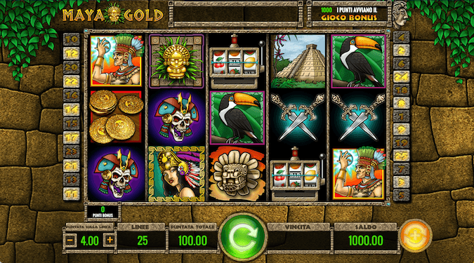 Maya Gold Slot IGT Gameplay screenshot