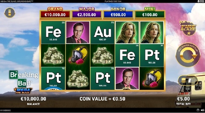 Mega Fire Blaze Breaking Bad Slot