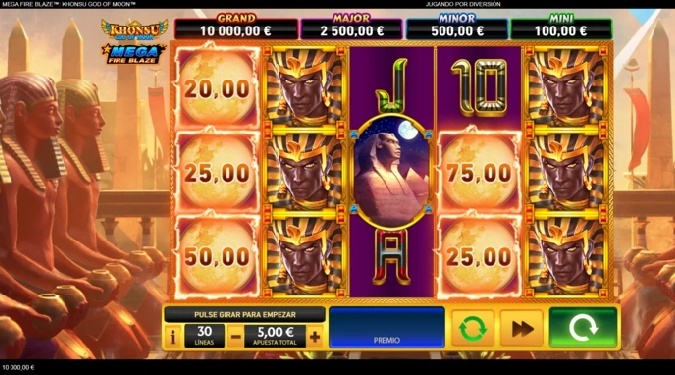 Mega Fire Blaze Khonsu God of Moon Slot