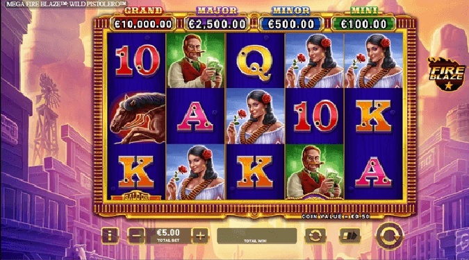 Mega Fire Blaze Wild Pistolero Slot