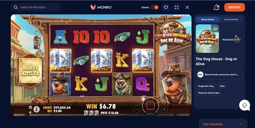 Monro Casino Our Favourite Game