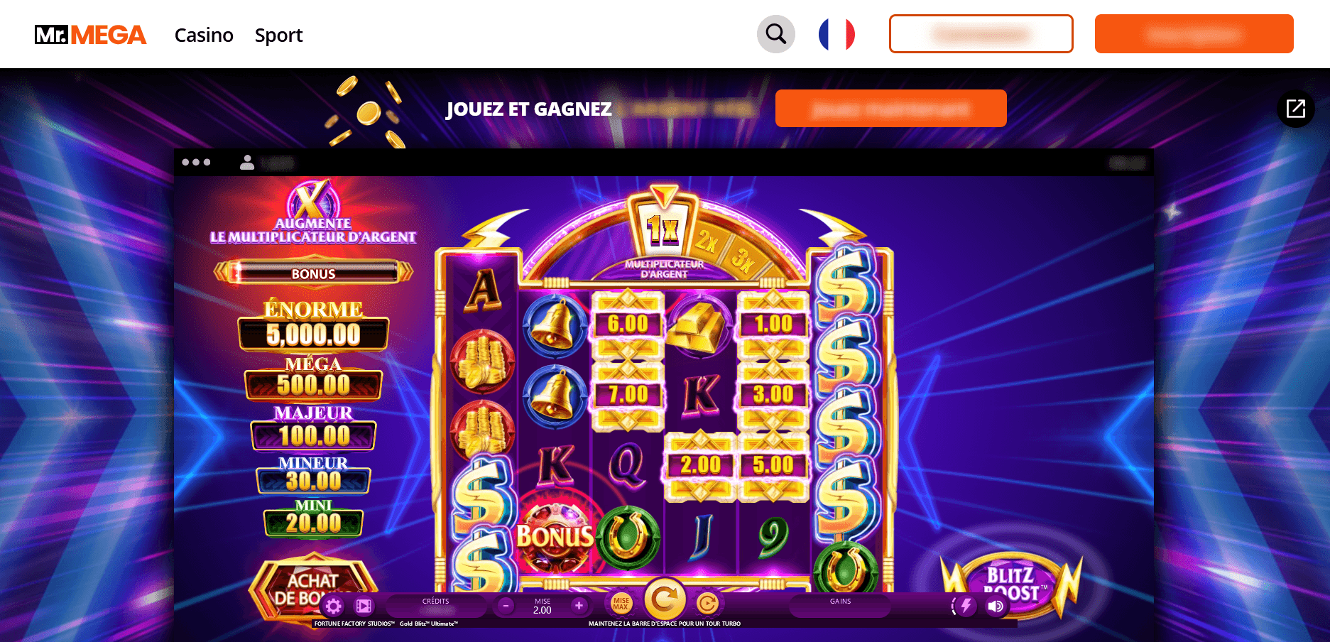 Mr Mega Casino Jeu Favori