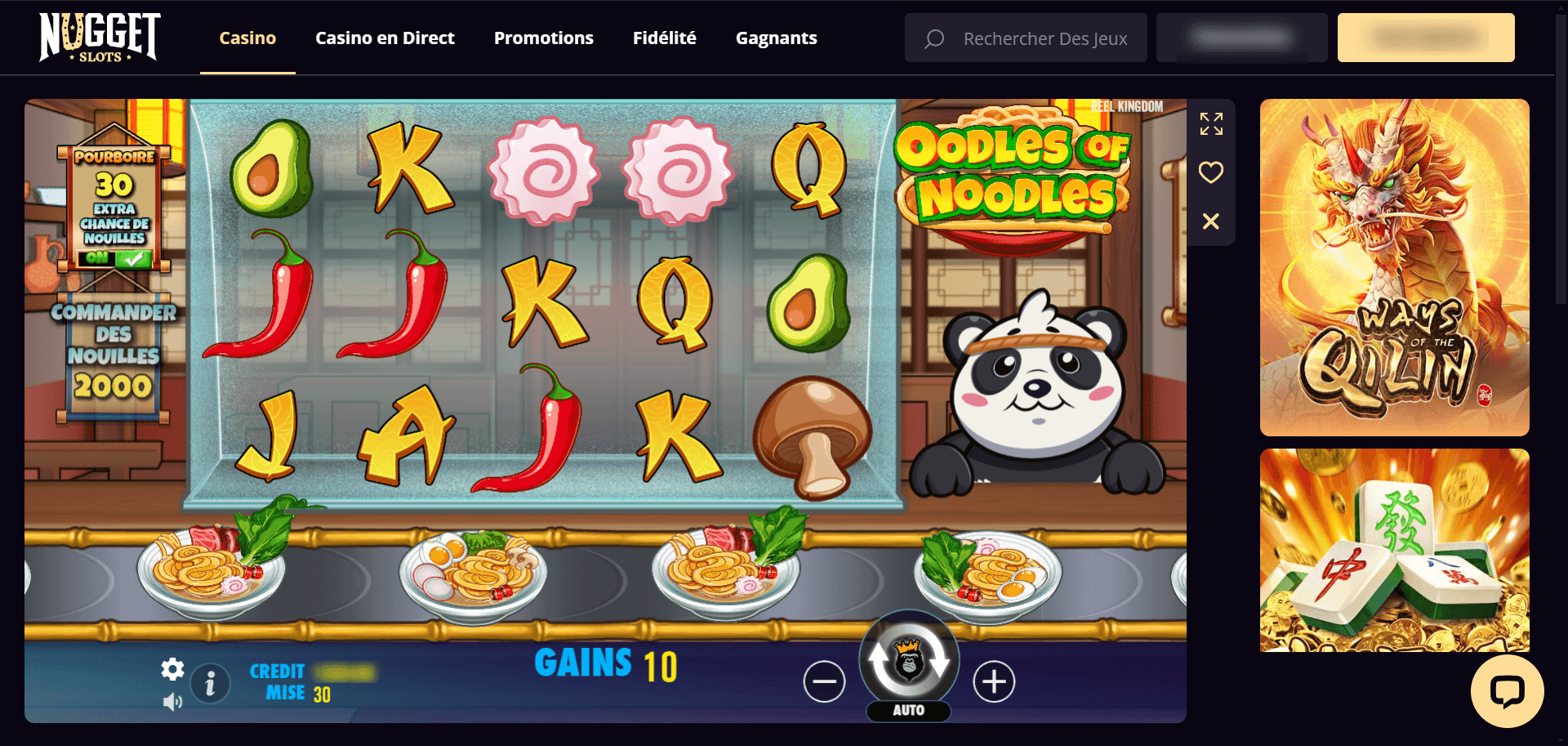 Nugget Slots Jeu Favori