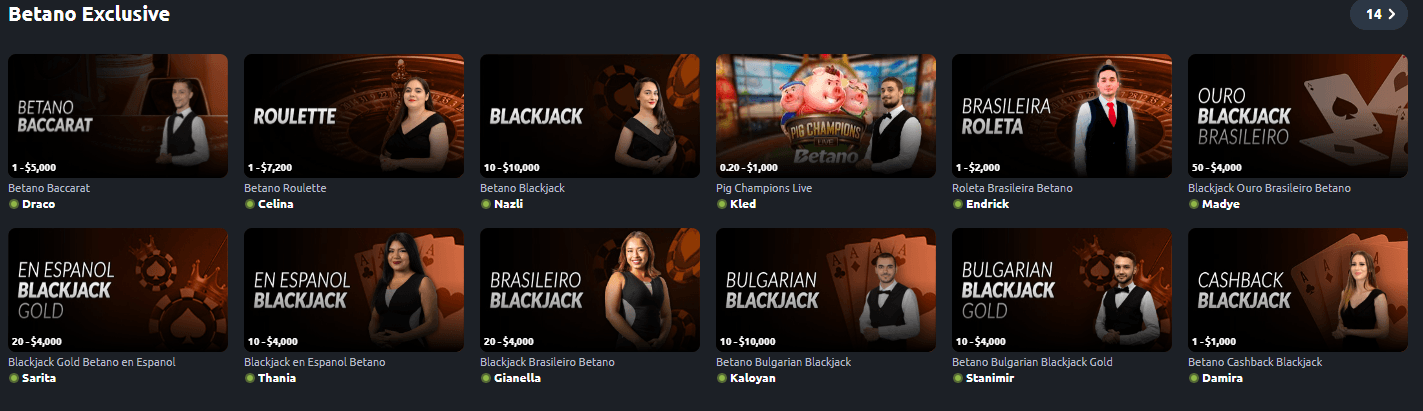 Popular Casino Table Game Variants Betano Ontario