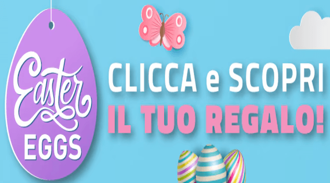 Screenshot Promo Pasqua Admiralbet Easter eggs