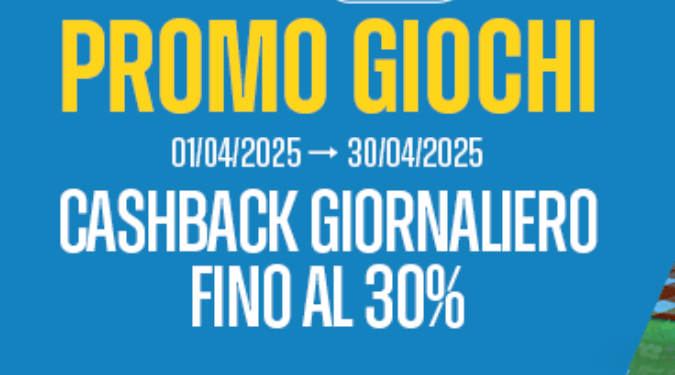 Screenshot Promo Pasqua Netwin cashback di aprile