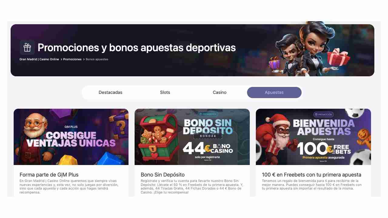 Promociones apuestas Gran Madrid