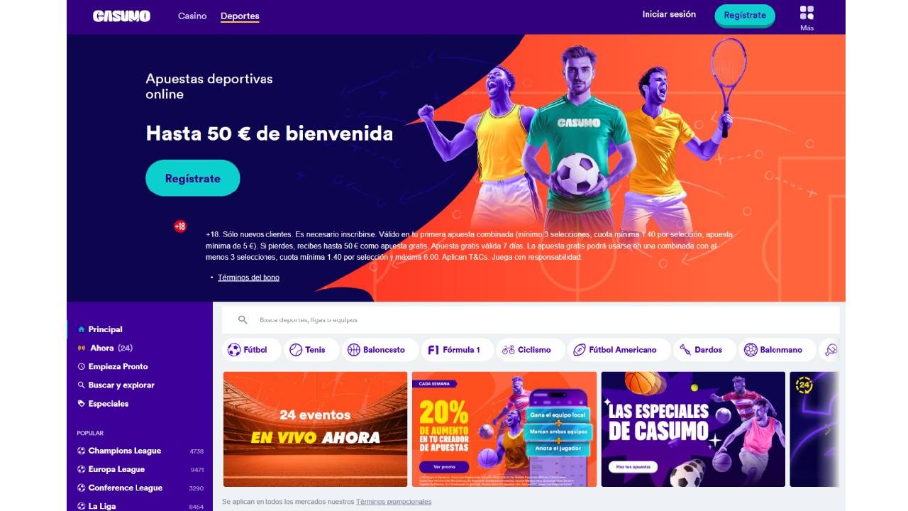 Promociones Casumo apuestas