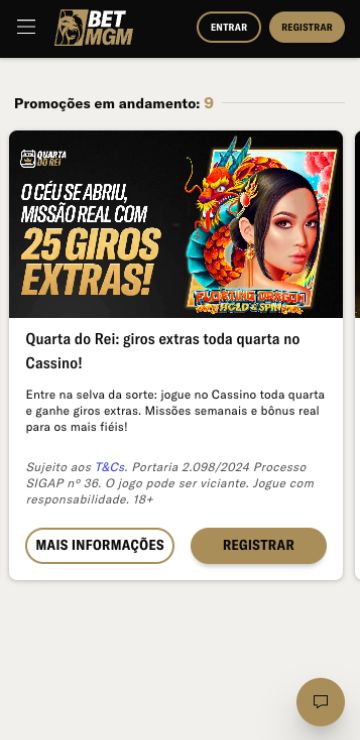 quarta do rei betmgm