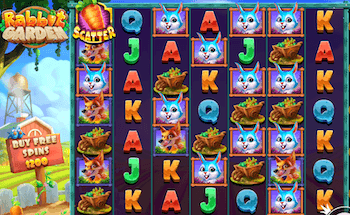 Screenshot della slot Rabbit Garden di Pragmatic Play