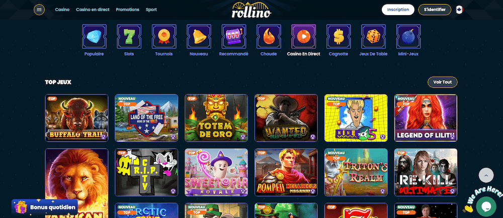 Rollino Casino ludothèque