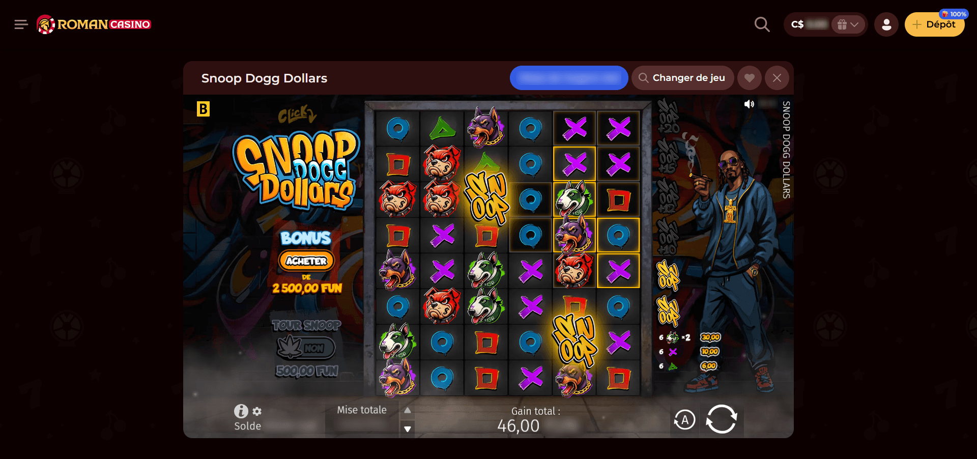 Roman Casino Jeu Favori