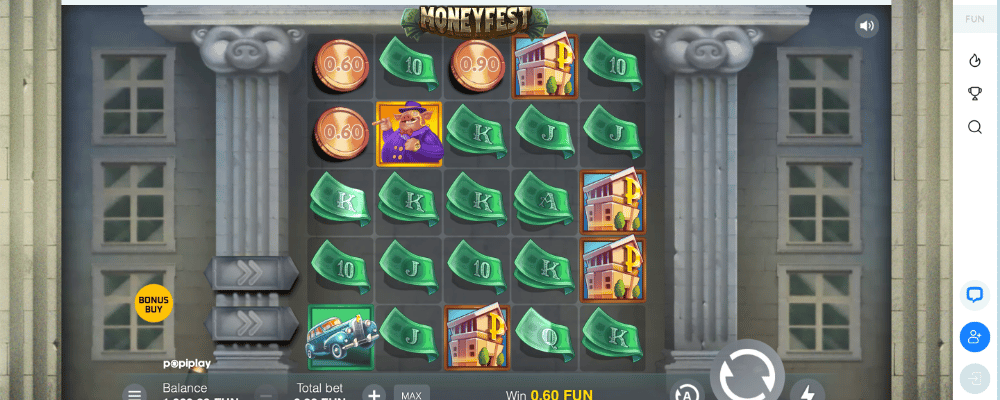 Screenshot of Rooli Casino game lobby on a mobile device