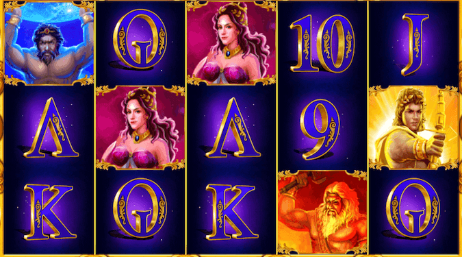 screenshot slot age of the gods furious four