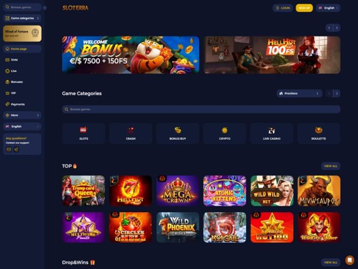 Sloterra Jeux de Casino