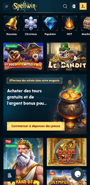 SpellWin Casino sur Mobile