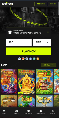 Sportuna Casino Mobile App_Site